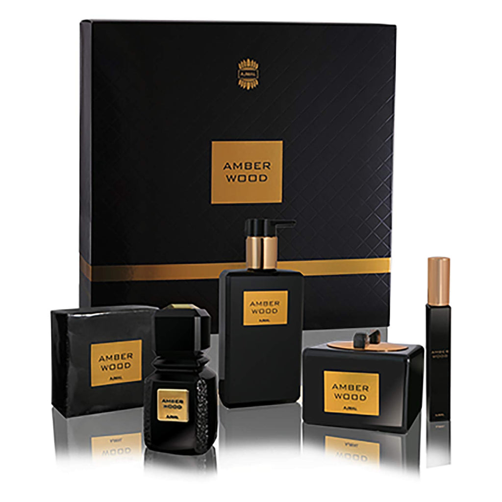 Ajmal Amber Wood Gift Set