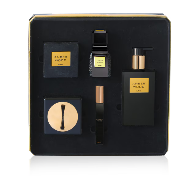 Ajmal Amber Wood Gift Set