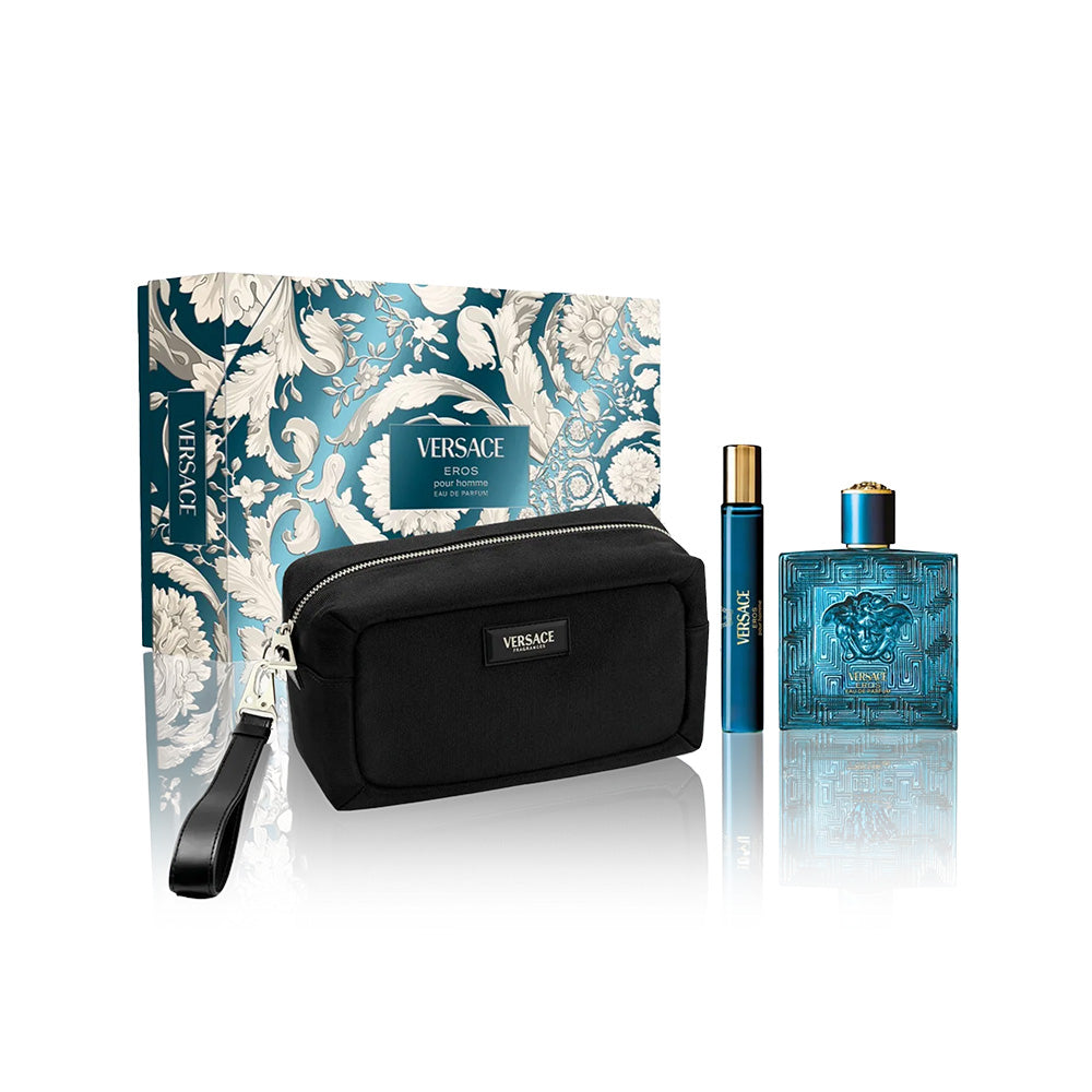 Eros Eau de Parfum Floral Silver Gift Set