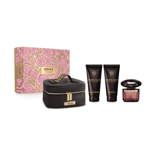Versace Crystal Noir by Versace for Women - 4 Pc Gift Set