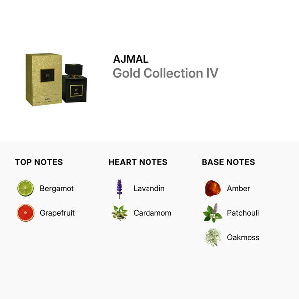 Ajmal IV EDP 3.4 oz exotic fragrance Gold Collection Unisex Fragrance 4