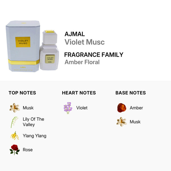 Ajmal Violet Musc Eau de Parfum