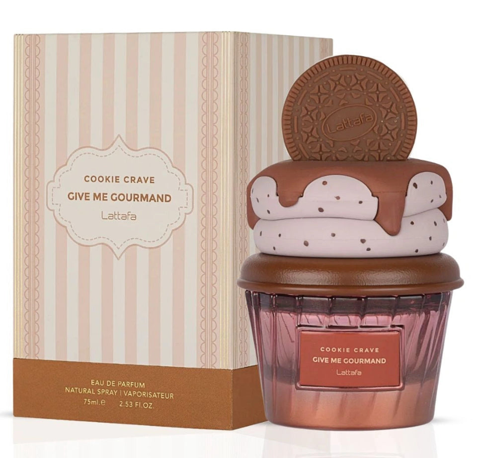 Cookie Crave Eau de Parfum Spray 75ml (2.5 oz) by Lattafa