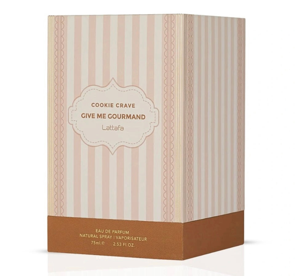Cookie Crave Eau de Parfum Spray 75ml (2.5 oz) by Lattafa