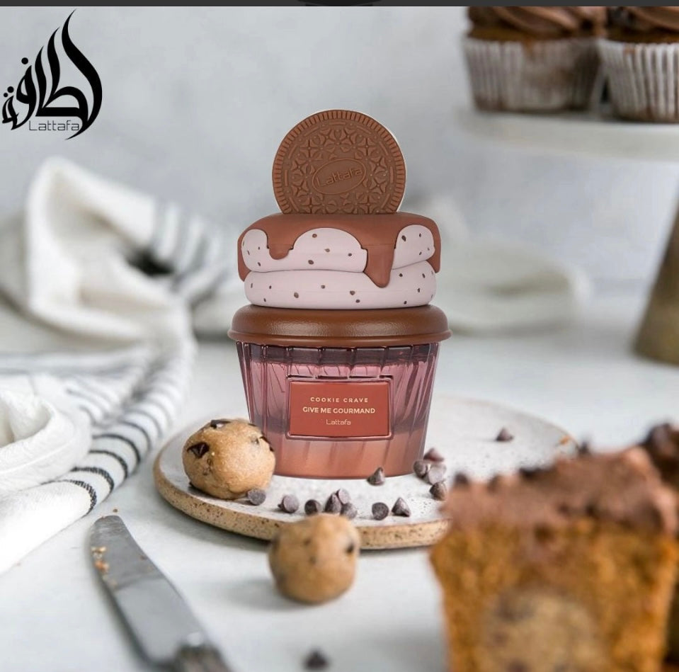 Cookie Crave Eau de Parfum Spray 75ml (2.5 oz) by Lattafa
