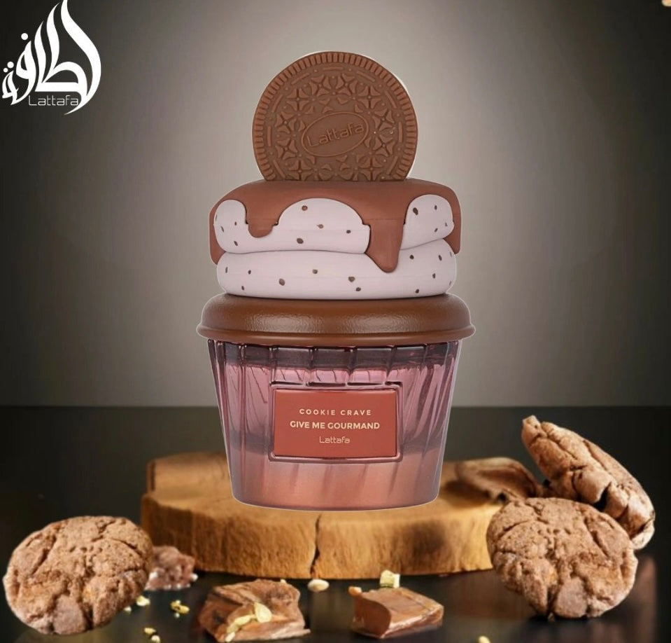 Cookie Crave Eau de Parfum Spray 75ml (2.5 oz) by Lattafa