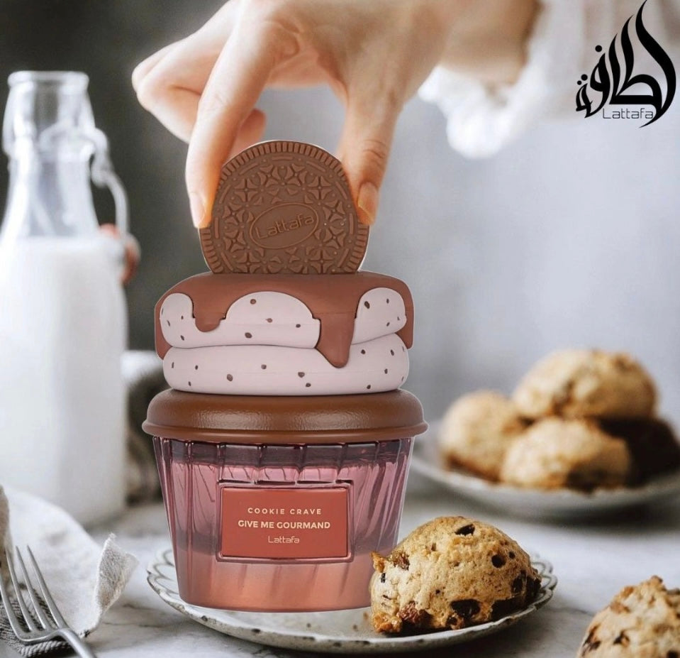 Cookie Crave Eau de Parfum Spray 75ml (2.5 oz) by Lattafa