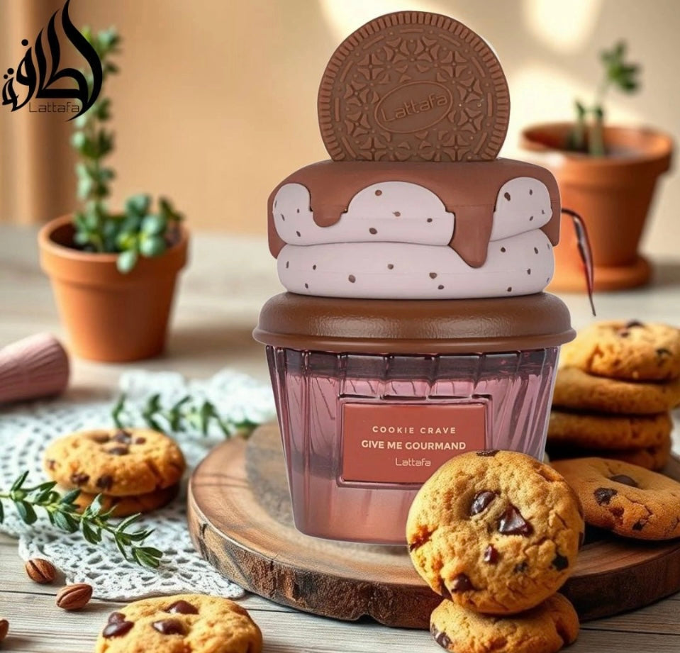 Cookie Crave Eau de Parfum Spray 75ml (2.5 oz) by Lattafa