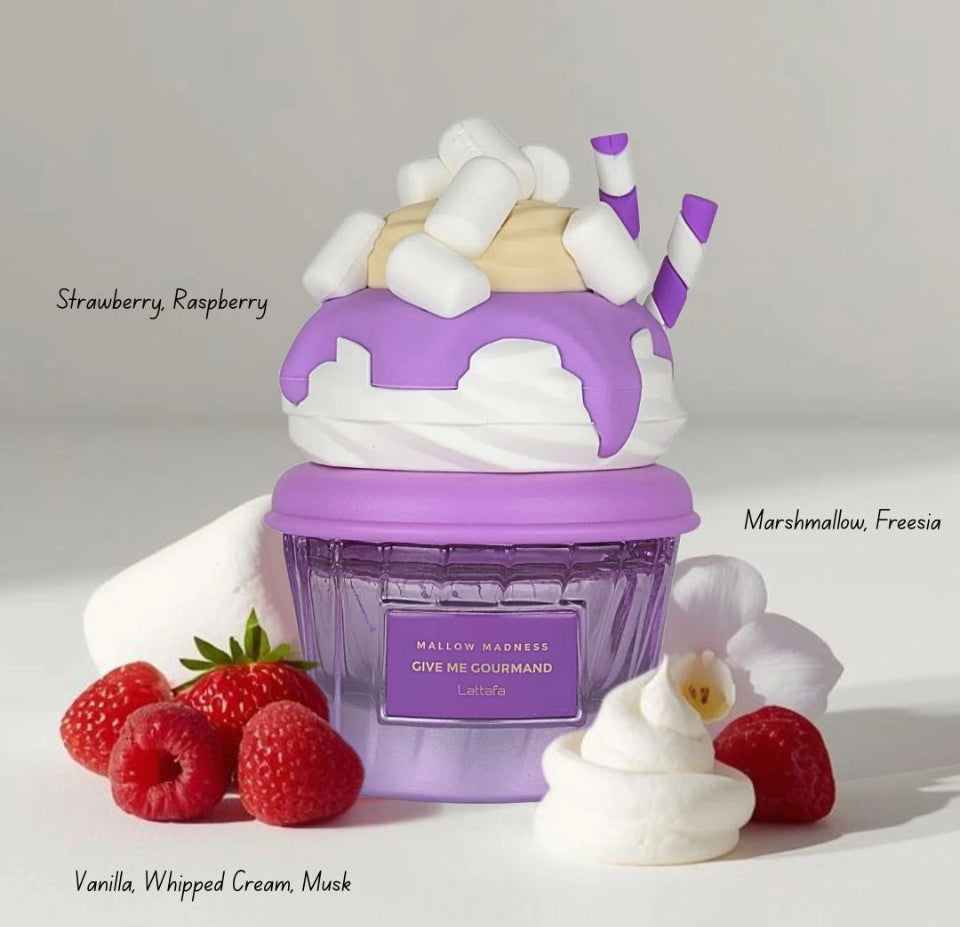 Mallow Madness Eau de Parfum Spray 75ml (2.5 oz) by Lattafa